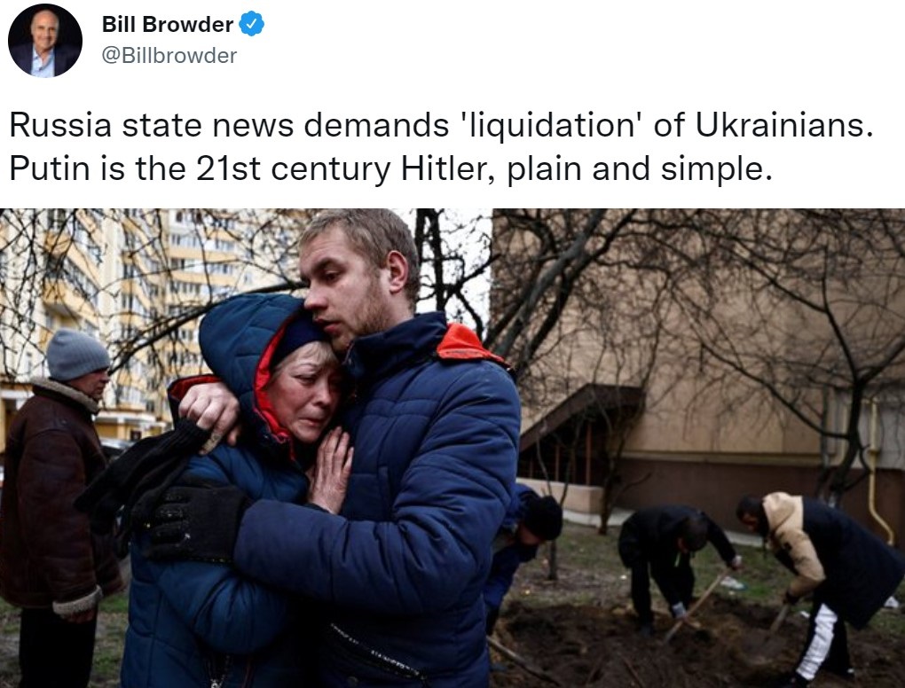Bill Browder tweet on Russian state liquidation - click to enlarge